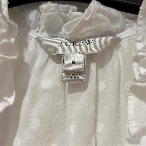 J. Crew sleeveless blouse with ruffles - Picture 3 of 5